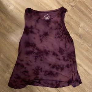 Purple soft and sexy American eagle tank top large
